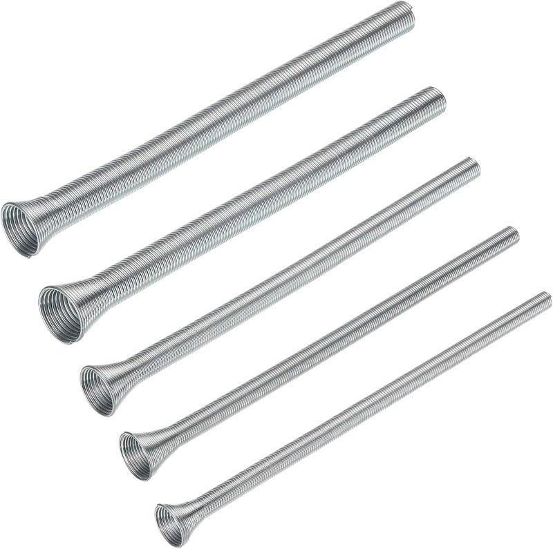 Eoppen Spring Tubing Benders Kit 1/4, 3/8, 1/2, 5/8 and 3/4 Inch 5 in 1 Tube Bender Set for Copper, Brass, Aluminum and Thin Steel Tube - Image 1